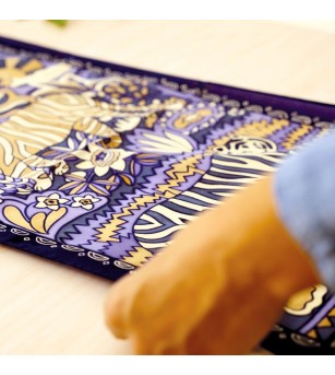 Atelier creativ 10 pentru adulti Pictura pe matase, Djeco - Lucru manual pentru adulți