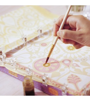 Atelier creativ 11 pentru adulti Pictura pe matase, Djeco - Lucru manual pentru adulți