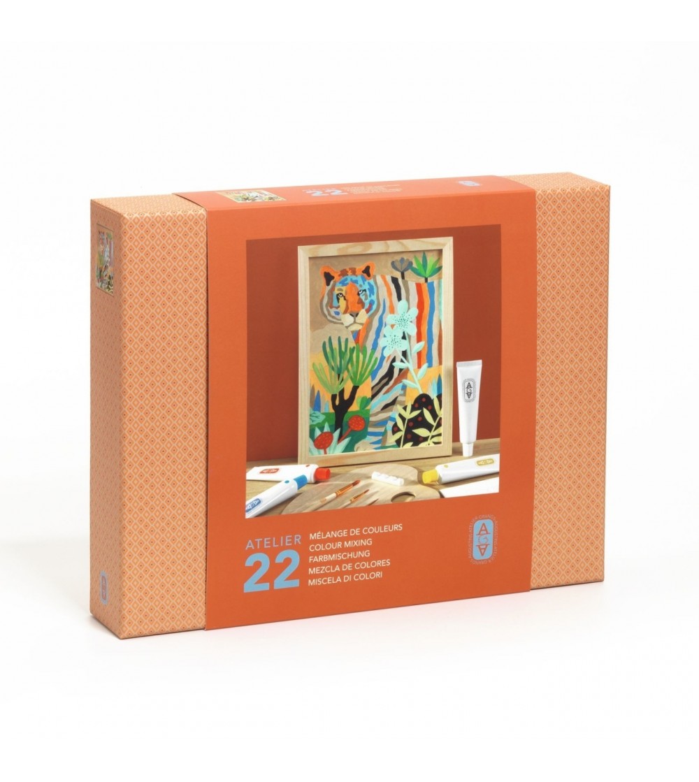 Atelier creativ 22 pentru adulti Pictura, Djeco - Lucru manual pentru adulți