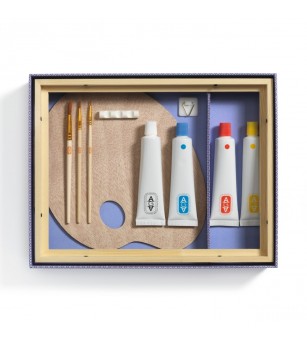 Atelier creativ 23 pentru adulti Pictura Flori, Djeco - Lucru manual pentru adulți