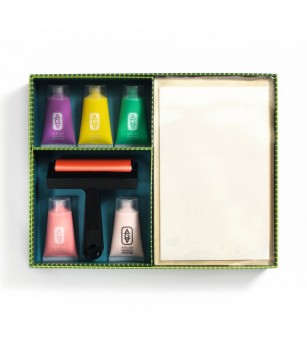 Atelier creativ 46 pentru adulti Imprimare pe gel, Djeco - Lucru manual pentru adulți