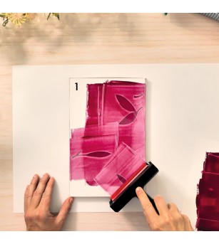 Atelier creativ 46 pentru adulti Imprimare pe gel, Djeco - Lucru manual pentru adulți
