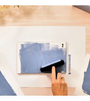 Atelier creativ 47 pentru adulti Imprimare pe gel, Djeco - Lucru manual pentru adulți
