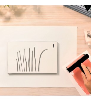 Atelier creativ 47 pentru adulti Imprimare pe gel, Djeco - Lucru manual pentru adulți