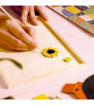 Atelier creativ 73 pentru adulti Mozaic artistic, Djeco - Lucru manual pentru adulți