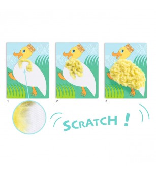 Atelier creativ Animalute cu caciulite, Djeco - Seturi creative DIY