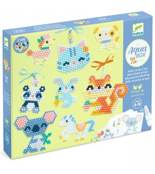 Atelier creativ cu margele Animalute norocoase, Djeco - Seturi creative DIY