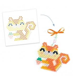 Atelier creativ cu margele Animalute norocoase, Djeco - Seturi creative DIY