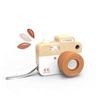 Camera foto din lemn, Speedy Monkey - Jucării de lemn