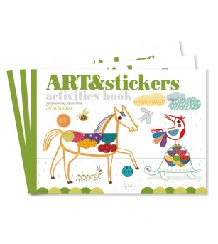 Carte Arta cu stickere, Londji - Stickere copii și abțibilduri