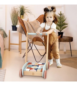 Carucior cu cuburi, Speedy Monkey - Jucării bebeluși