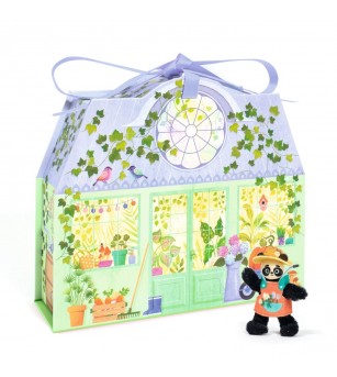 Casuta miniaturala de asamblat si colorat Olive , Djeco - Seturi creative DIY