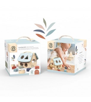 Casuta sortatoare cu forme, Speedy Monkey - Jucării bebeluși