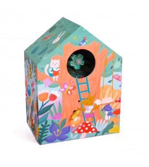 Cutie de bijuterii muzicala Casuta din copac, Svoora - Cutie muzicală