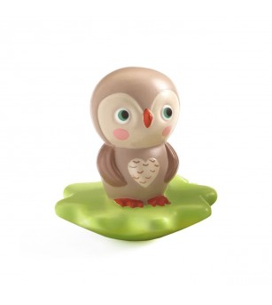 Cutie muzicala magnetica cu bufnita si vulpe, Djeco - Cutie muzicală