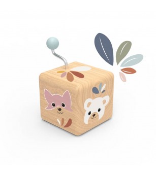 Cutiuta muzicala din lemn, Speedy Monkey - Cutie muzicală