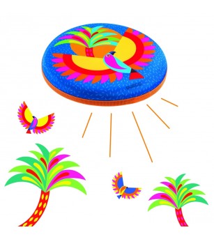 Disc frisbee Pasarea colibri, Djeco - Jucării și accesorii sportive