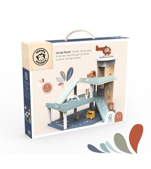 Garaj cu masinute, Speedy Monkey - Vehicule de jucărie