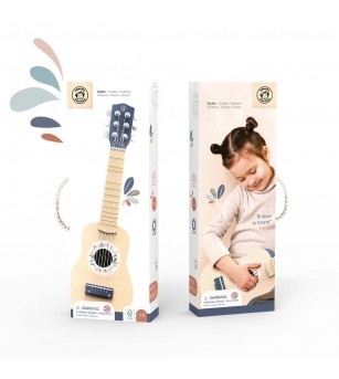 Instrument muzical Chitara din lemn pentru copii, Speedy Monkey - Chitară copii