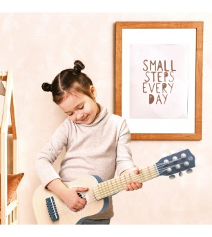 Instrument muzical Chitara din lemn pentru copii, Speedy Monkey - Chitară copii