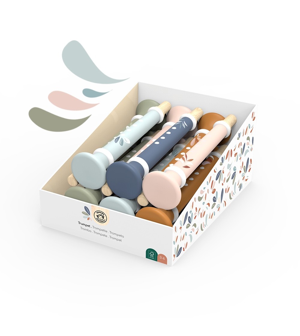 Instrument muzical Mini-trompeta pentru copii, Speedy Monkey - Alte instrumente muzicale