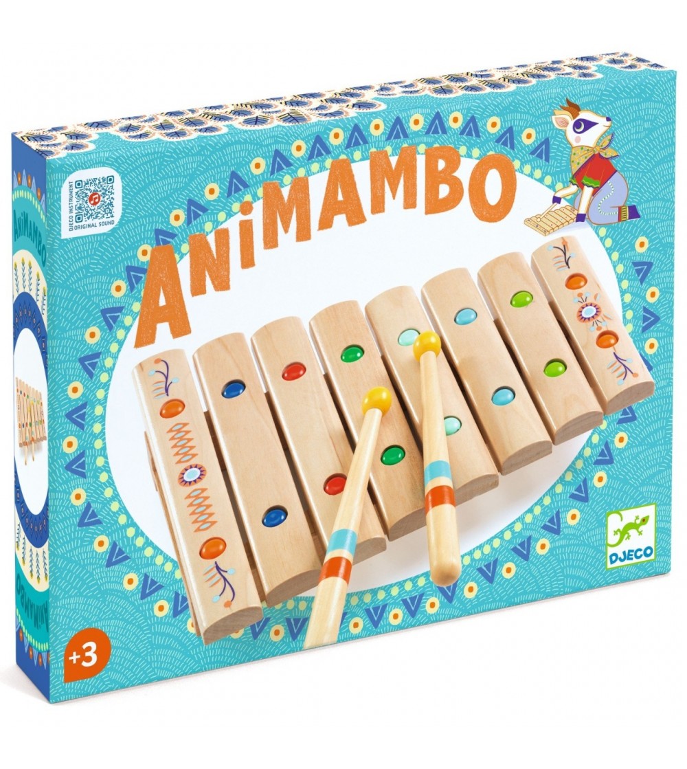 Instrument muzical Xilofon din lemn, Djeco - Xilofon copii