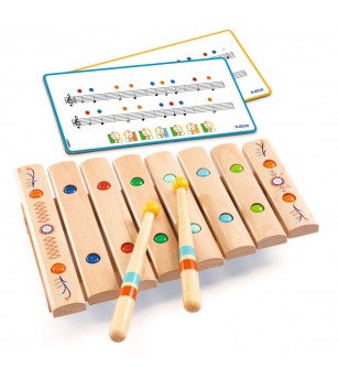Instrument muzical Xilofon din lemn, Djeco - Xilofon copii