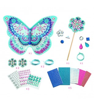 Joc creativ DIY Aripi si bagheta fermecata, Djeco - Seturi creative DIY