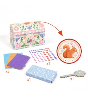 Joc creativ DIY Cufar fermecat, Djeco - Seturi creative DIY