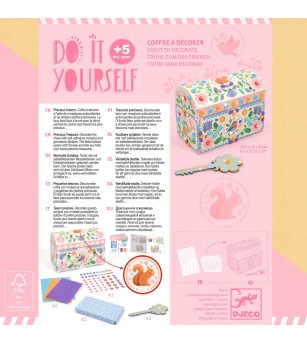 Joc creativ DIY Cufar fermecat, Djeco - Seturi creative DIY