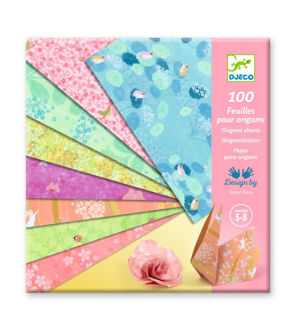 Joc creativ foi pentru origami Haru, Djeco - Origami