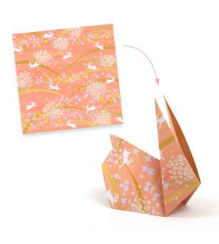 Joc creativ foi pentru origami Haru, Djeco - Origami