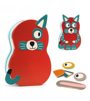 Joc cu magneti Animo, Djeco - Jucării creativ-educative