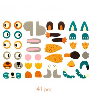 Joc cu magneti Animo, Djeco - Jucării creativ-educative