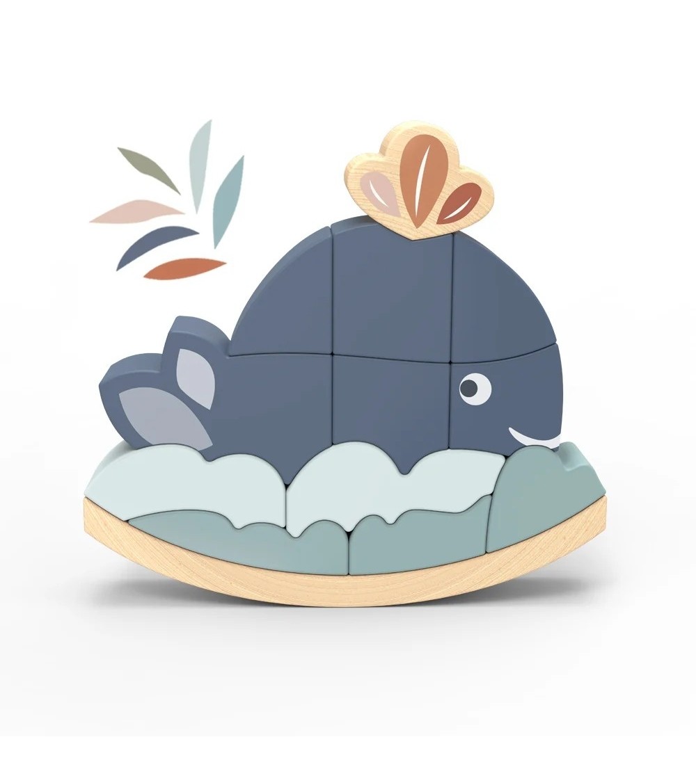 Joc de echilibru balena, Speedy Monkey - Jucării de lemn si Montessori