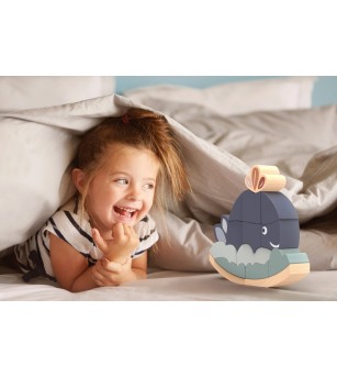 Joc de echilibru balena, Speedy Monkey - Jucării de lemn si Montessori