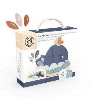 Joc de echilibru balena, Speedy Monkey - Jucării de lemn si Montessori