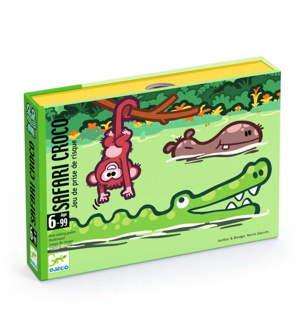 Joc de strategie si noroc Safari Croco, Djeco - Jocuri de masă