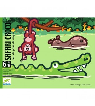 Joc de strategie si noroc Safari Croco, Djeco - Jocuri de masă