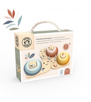 Joc educativ Melcul, Speedy Monkey - Jucării de lemn si Montessori