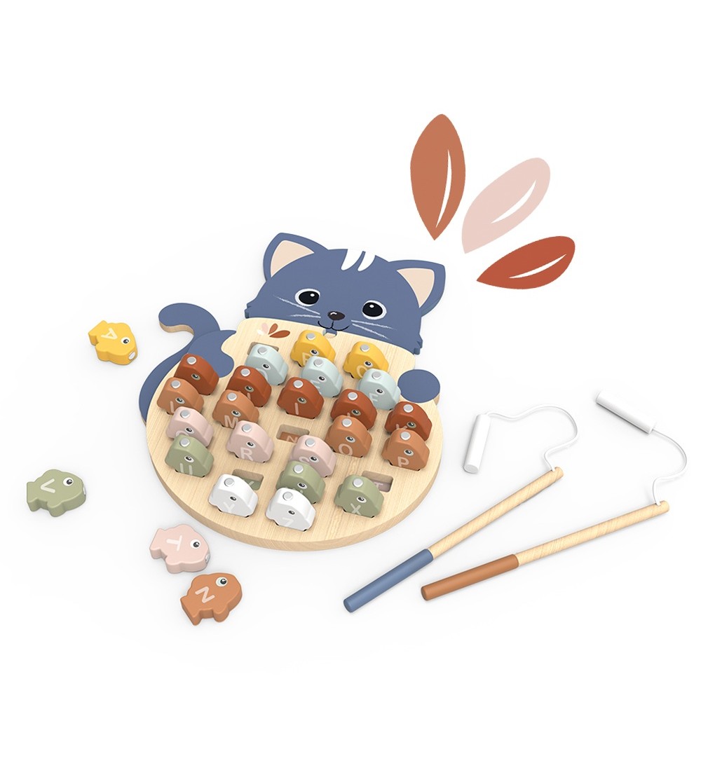 Joc educativ Pescuieste literele, Speedy Monkey - Jucării de lemn si Montessori