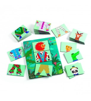 Joc Eduludo Mix & Match Modanimo, Djeco - Jocuri de masă
