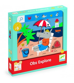 Joc Eduludo Obs Explore, Djeco - Jocuri de masă