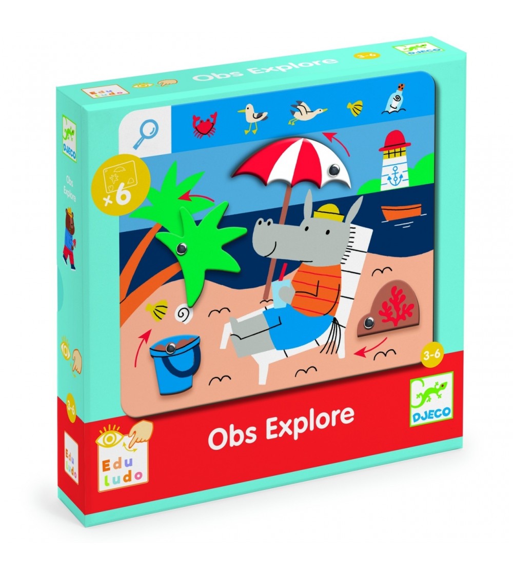 Joc Eduludo Obs Explore, Djeco - Jocuri de masă