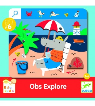 Joc Eduludo Obs Explore, Djeco - Jocuri de masă