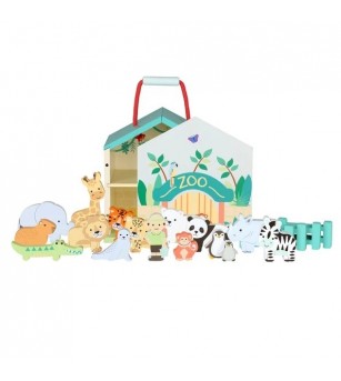 Joc magnetic – Gradina zoologica, Orange Tree Toys - Jucării de lemn si Montessori