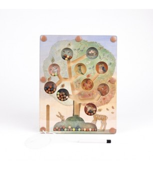 Joc magnetic tip labirint Arborele, Egmont Toys - Jucării de lemn si Montessori