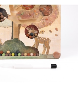 Joc magnetic tip labirint Arborele, Egmont Toys - Jucării de lemn si Montessori