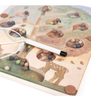Joc magnetic tip labirint Arborele, Egmont Toys - Jucării de lemn si Montessori