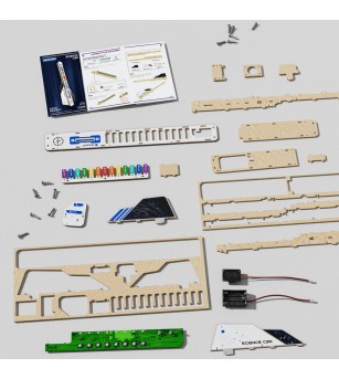 Joc STEM DIY Chitara Electrica Interactiva, TopBright - Chitară copii